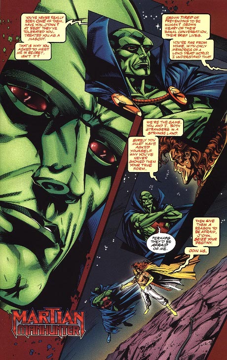 Image: Protex recruits J'onn.  Sure he does.