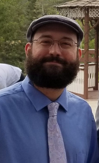 Thad at Jim's wedding, 2018