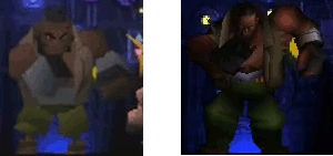Image: Comparison of Barrett shaking his fist, original vs. Rejuvenation
